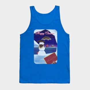 Christmas Snowman Tank Top